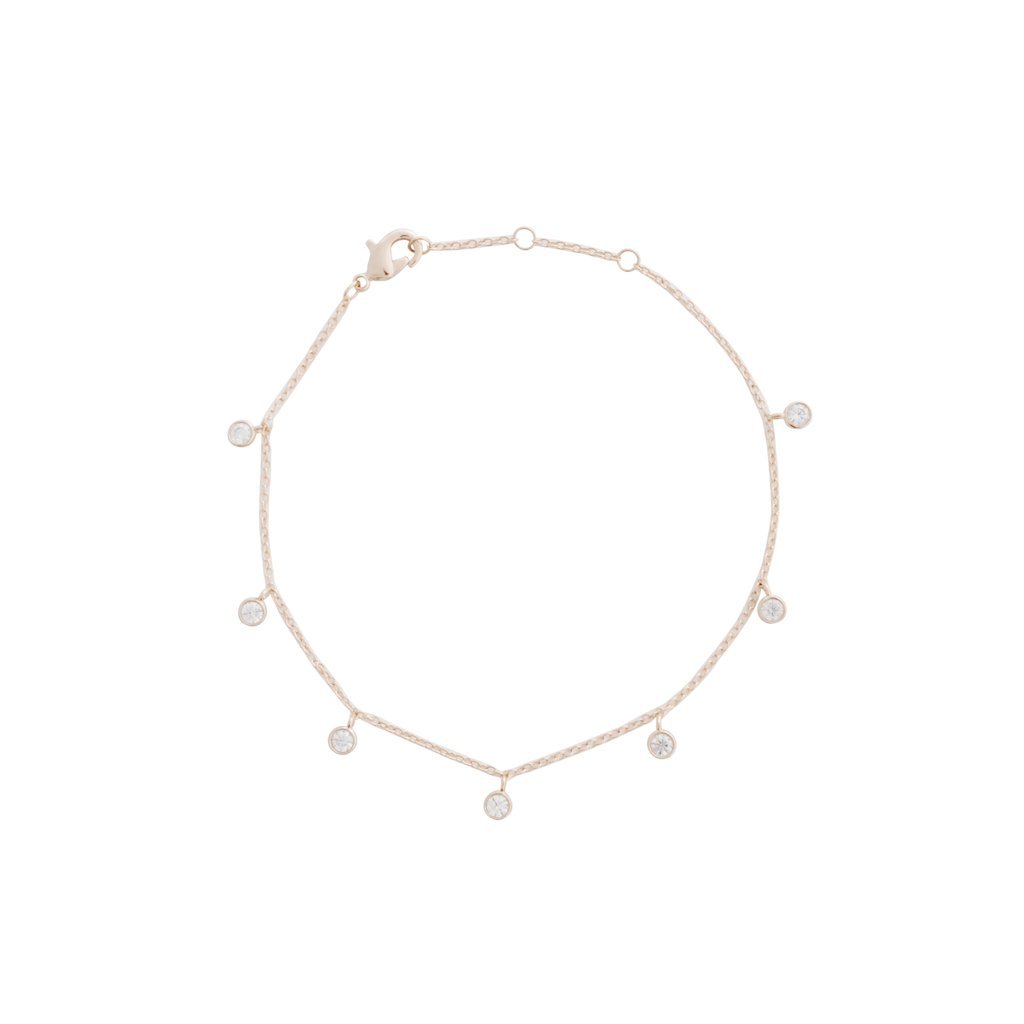 Crystal Stardust Bracelet Bracelets HONEYCAT Jewelry Rose Gold 