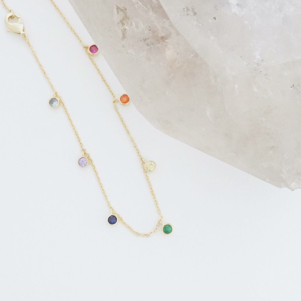 Rainbow Crystal Stardust Bracelet Bracelets HONEYCAT Jewelry 