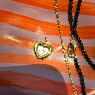 Chunky Heart Photo Frame Charm