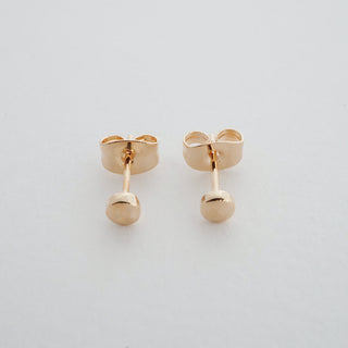 Mini Circle Stud Earrings