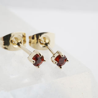 Tiny Birthstone Studs