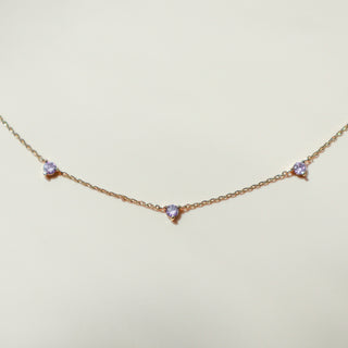 Crystal Lilac Necklace