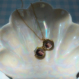 Shell Locket Necklace