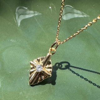 Island Crystal Cross Necklace