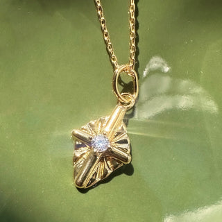 Island Crystal Cross Necklace