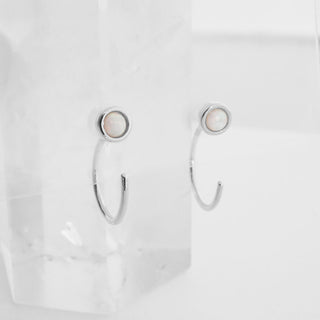 Opal Thread Hoops