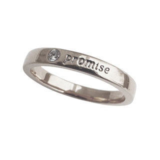 Pinky Promise Ring - Honeycat Jewelry - close up detailed silver