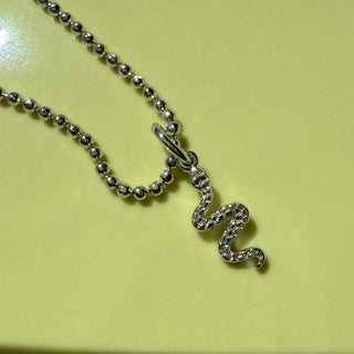 Sterling Silver Tiny Snake Charm