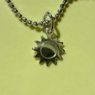Sterling Silver Tiny Sun Charm