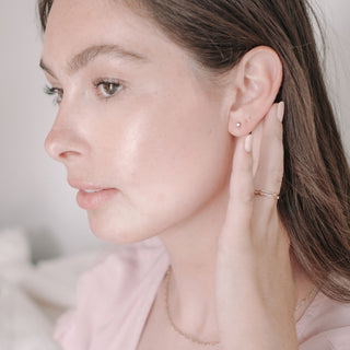 Tiny Birthstone Studs