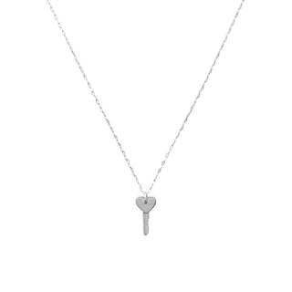 Amour Key Necklace - Honeycat Jewelry