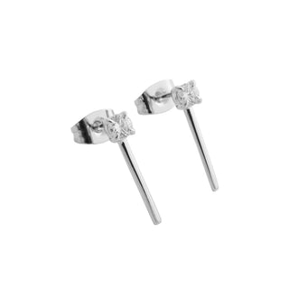 Aspen Crystal Bar Studs - Honeycat Jewelry