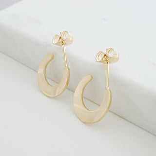 Aura Moon Hoops - Final Sale - Honeycat Jewelry