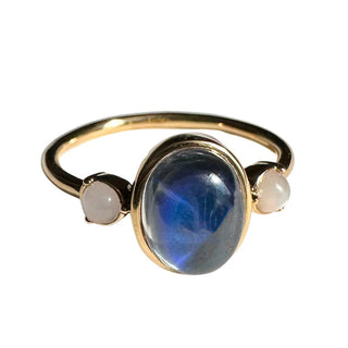 Bejeweled Mood Ring - Honeycat Jewelry