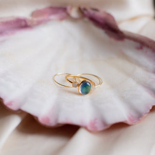 Bejeweled Mood Ring - Honeycat Jewelry