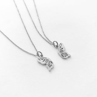 BFF Butterfly Necklace Duo - Honeycat Jewelry