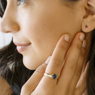 Tiny Birthstone Studs