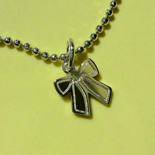 Sterling Silver Tiny Bow Charm
