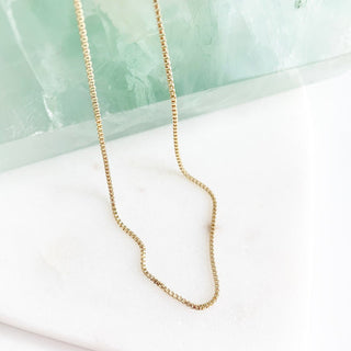 Box Chain Necklace - Honeycat Jewelry