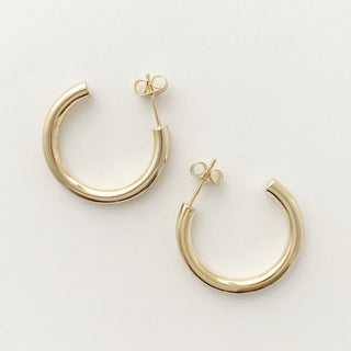 Carolina Thick Hoops - Honeycat Jewelry