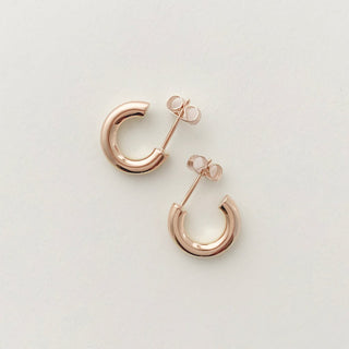 Carolina Thick Hoops - Honeycat Jewelry