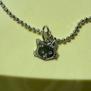 Sterling Silver Tiny Cat Charm