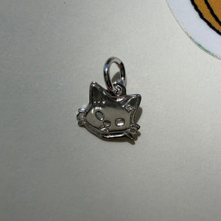 Sterling Silver Tiny Cat Charm