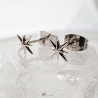 Celestial Starburst Studs - Honeycat Jewelry