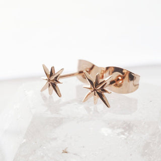 Celestial Starburst Studs - Honeycat Jewelry