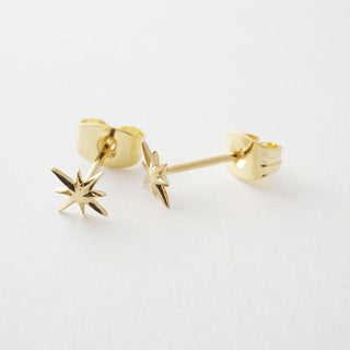 Celestial Starburst Studs - Honeycat Jewelry