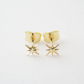 Celestial Starburst Studs - Honeycat Jewelry