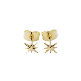 Celestial Starburst Studs - Honeycat Jewelry