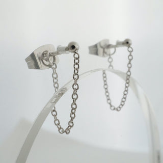 Chain Wrap Huggies - Honeycat Jewelry