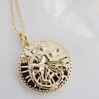 Chinese Zodiac Coin Necklace - Honeycat Jewelry