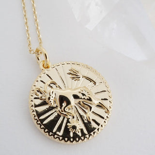 Chinese Zodiac Coin Necklace - Honeycat Jewelry