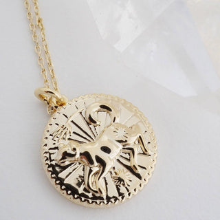 Chinese Zodiac Coin Necklace - Honeycat Jewelry