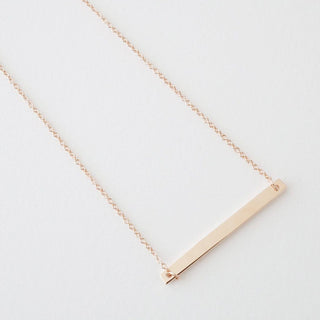 Classic Bar Necklace - Honeycat Jewelry