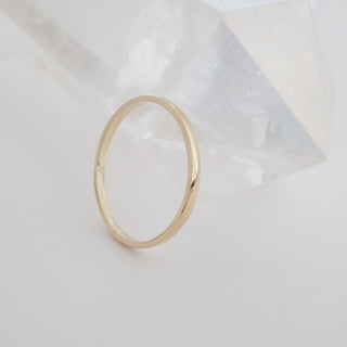 Classic Stacking Ring, 14k Gold - Honeycat Jewelry