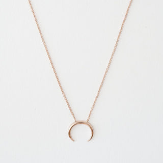 Crescent Horn Necklace - Honeycat Jewelry