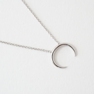 Crescent Horn Necklace - Honeycat Jewelry