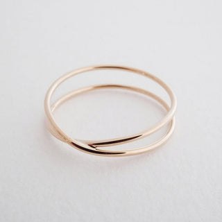 Crossover X Ring - Final Sale - Honeycat Jewelry