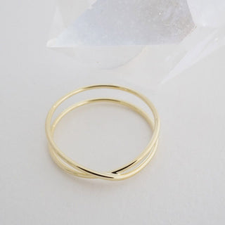 Crossover X Ring - Final Sale - Honeycat Jewelry