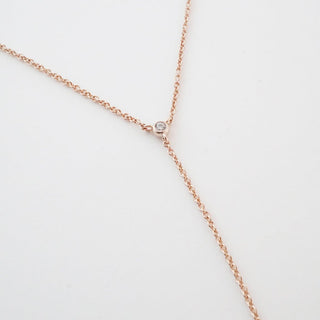 Crystal Lariat Necklace - Honeycat Jewelry