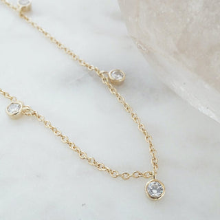 Crystal Stardust Necklace - Honeycat Jewelry