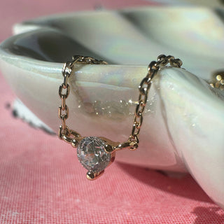 Crystal Lilac Necklace