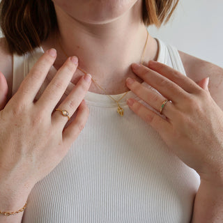 Mini Crystal Dome Ring