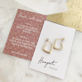 Demi Hoops - Honeycat Jewelry