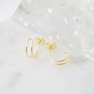 Double Hoop Earrings - Honeycat Jewelry