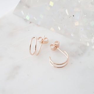 Double Hoop Earrings - Honeycat Jewelry