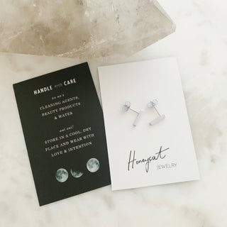 Drop Bar Earrings - Honeycat Jewelry